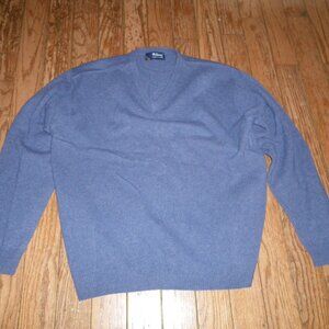 Vintage Men's McKenzy Superfine Outwear 100% Lambswool Classic V-Neck Sweater